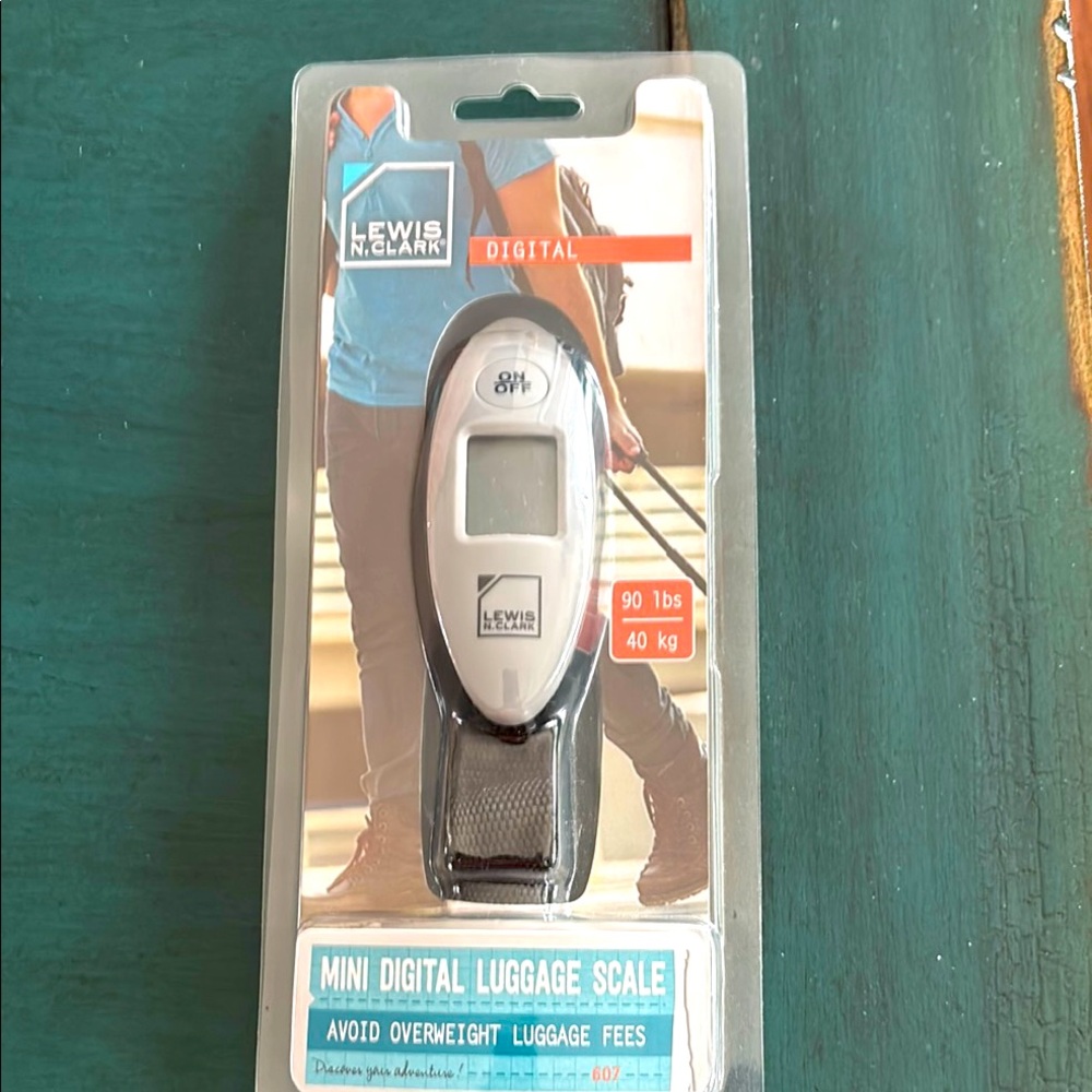 Lewis N. Clark Mini Digital Luggage Scale NIB (set of 2)